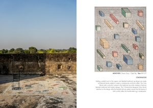 พรมขนสัตว์กระดาษสีเทา8x10ฟุตแบบคลาสสิก100% พรมถักมือสไตล์ทันสมัยพร้อมกองตุ๊กตาที่ได้รับแรงบันดาลใจจากการออกแบบ - Product Image 4