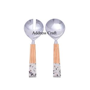 Ensemble de serveur à salade de qualité supérieure râpe à légumes essoreuse à légumes avec poignée en terrazzo outils de cuisine multiples outils de service - Product Image 1