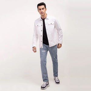 Veste en jean pour homme, nouvelle mode, nouvelle collection, vente en gros, qualité supérieure, légère, décontractée, hiver, couleur unie, fabrication usine - Product Image 5