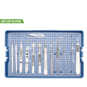 Juego de Instrumentos Quirúrgicos Oftálmicos con Herramientas Manuales de Acero Inoxidable de Alta Calidad, Reutilizables y Ecológicas - Product Image 1