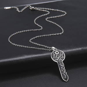 ขายส่งชุบทองเครื่องประดับคาทอลิกศาสนาจี้สแตนเลสรูปร่างสันติภาพเชื่อมโยงสร้อยคอโซ่ - Product Image 4