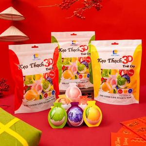 3D Colorful Mochi Fruit Jelly Candy Sweet and Sour Flavor for <b>Kids</b> Summer Dessert Manufactured in Viet Nam - Product Image 1