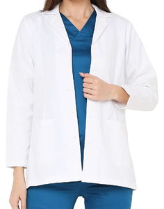 Servicio OEM de alta calidad 100% algodón satén Doctor Hospital uniformes instalaciones de producción a granel de proveedores de Bangladesh - Product Image 4