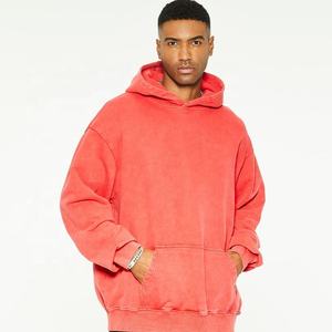 Sudadera con Capucha Extra Grande para Hombre, Personalizada, 100% Algodón Lavado, Estilo Casual, Gruesa, con Capucha - Product Image 5