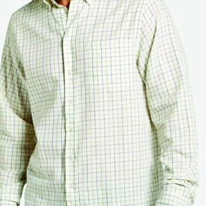 Camisa de vestir personalizada con logotipo, camisas de negocios a cuadros para hombre, camisas de vestir de oficina de manga larga de talla grande de algodón 100% para hombre, camisas formales - Product Image 4