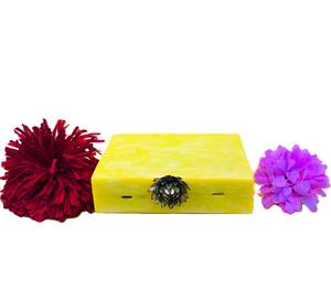 Designer Ladies Satin Lining Resin Clutch <b>Bag</b> Handcrafted Fashion Evening <b>Bags</b> <b>for</b> <b>Weddings</b> & Parties Cost-Effective - Product Image 2