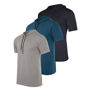 Coupe parfaite T-shirts à capuche de style parfait pour tous les hommes Chemises à manches courtes légères pour hommes - Product Image 6