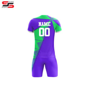 Wholesale Best Quality Sublimated Custom <b>Black</b> Blank Football Jersey Sports Soccer Jersey Kits sports wear - Product Image 2