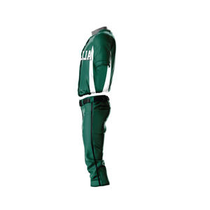 Uniforme de base-ball pour hommes, ensemble de pantalon et de maillot de Baseball 100% Polyester créez votre propre uniforme de base-ball de couleur verte - Product Image 6