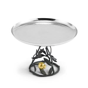 Matériau en acier inoxydable de serveur de collations de petit bol de ginkgo doré structuré circulaire de qualité supérieure à vendre - Product Image 4