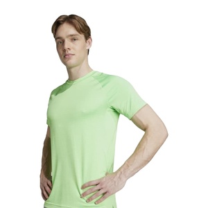 T-shirt d'entraînement fitness pour homme 100% coton 210 g/m² extensible respirant séchage rapide coupe ajustée pour la gym et l'entraînement personnalisé OEM privé - Product Image 2