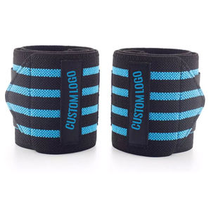 Bandages de poignet Powerlifting Sangles de levage Logo personnalisé Bandages de poignet Cross Fit Wraps de poignet personnalisés de haute qualité Dernière nouveauté - Product Image 2
