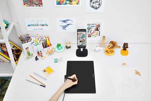 Tableta gráfica Deco Fun L negra - Product Image 5