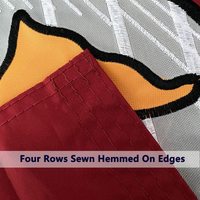Drapeau personnalisé 3x5 pieds USMC US Marine Corps avec design brodé en polyester 210D