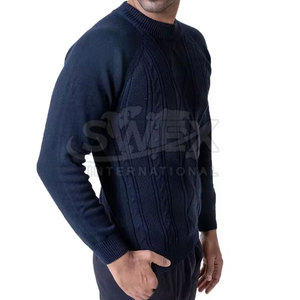Chandails pour hommes en laine tricotée de haute qualité fabriqués au Pakistan, chandails pour hommes de qualité supérieure, vêtements décontractés, chandails surdimensionnés pour hommes - Product Image 2
