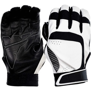 Gants de frappeur de baseball en cuir de mouton Cabretta, 100% polyester, logo et couleur entièrement personnalisables, OEM/ODM, Jawda International High - Product Image 1