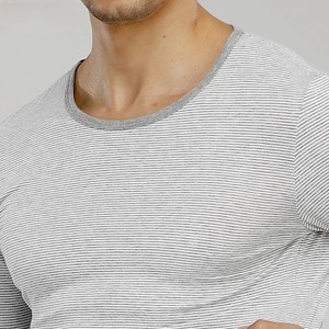 Abrigo térmico de manga larga para hombre, estilo informal, de lona, ajustado, con cuello levantado, logotipo bordado frontal, cremallera de invierno, servicio OEM - Product Image 4