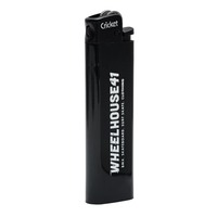 Briquets de cricket personnalisables avec logo, coupe-vent, écologiques, durables, de haute qualité, à gaz butane jetable, flamme réglable, vente en gros