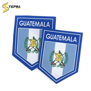 Venta al por mayor personalizado tejido 3D Logo sombrero bordado parches hierro coser para ropa por TEPRA SPORTS - Product Image 4