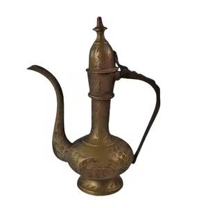 Cafetière Dallah arabe ornementale pour décoration de maison élégante et accent de salle culturelle - Product Image 3