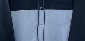 เสื้อมีฮู้ดผู้ชายผ้าฝ้าย100% สีทึบมีกระดุมแบบเย็บปิดรอยยับสำหรับฤดูหนาว - Product Image 4