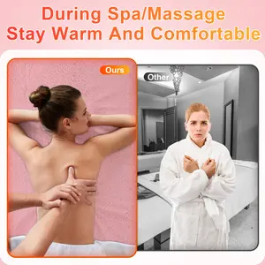 Aquecedor de mesa de massagem com almofada de aquecimento, aquecedor profissional para cama de massagem SPA com proteção contra superaquecimento para cama de massagem e spa