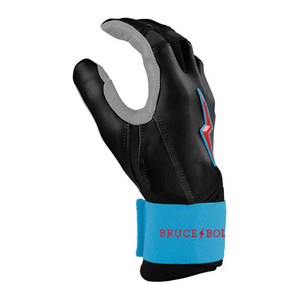 Gants de frappe de baseball 2025 personnalisables, manchette longue, cuir de chèvre, entraînement droitier/gaucher, sangle Velcro, écologiques - Product Image 4