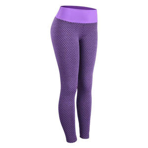 Mallas de Yoga de cintura alta con logotipo personalizado para mujer, mallas de entrenamiento de glúteos sin costuras con tinte de corbata para gimnasio con logotipo en la cintura - Product Image 3
