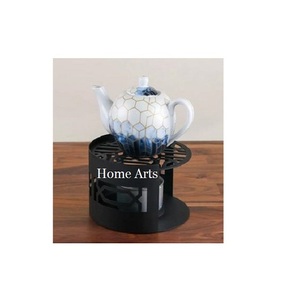 Calentador de tetera de Color negro de hierro de la mejor calidad, calentador Dallah de forma redonda de tamaño personalizado para gran oferta - Product Image 6