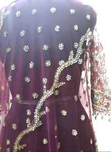 Atractivo bordado viejo Kimono Boho de pesado bordado un largo vestido para ella - Product Image 4