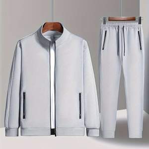 Factory made High Quality Track <b>Suit</b> With Custom Logo Newest Customized Lightweight <b>Sweat</b> <b>Suit</b> for Men - Product Image 6