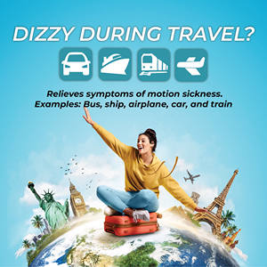 Parche antimovimiento. Ayuda de viaje no somnolienta para el mareo y las náuseas de la carretera - Product Image 5