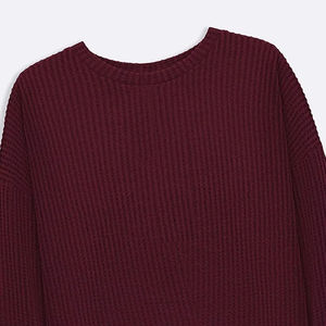 เสื้อสเวตเตอร์คอกลมแขนยาวผ้าฝ้ายแบบสวมหัวมีฮู้ดไซส์ใหญ่พิเศษกันลมสีทึบดีไซน์แบบ100% - Product Image 5