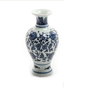 แจกันดอกไม้สำหรับตกแต่งแจกันดอกไม้ทำจากโลหะพิมพ์ลายเคลือบ - Product Image 1