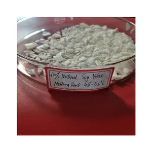 中国大豆ワックス100% 純粋な大豆ワックスガラスボトルキャンドル作り