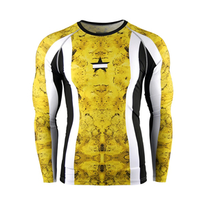 Rashguards de fitness más vendidos Camisas de compresión sublimadas hechas a medida Rashguards de hombre más baratas a la venta - Product Image 5