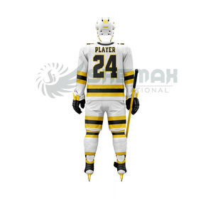 Dernière arrivée uniforme de hockey sur glace de bonne qualité personnalisé nom de l'équipe ensemble en polyester pour adultes à bas prix à vendre - Product Image 3