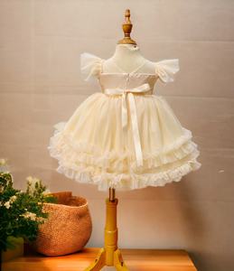 Robe de princesse pour fille de haute qualité avec manches bouffantes 1-6 ans groupe d'âge pour les premières fêtes d'anniversaire robes de bal de noël - Product Image 6