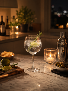 Ensemble Excelsa de 6 verres à cocktail à pied soufflés à la bouche, capacité 65 cl, transparents, modernes, pour mixologie, compatibles lave-vaisselle - Product Image 4