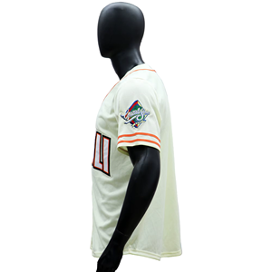 Camiseta de béisbol de gran tamaño con cuello en V personalizada, camiseta de béisbol cómoda transpirable de calidad superior para hombres - Product Image 5