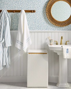 Panier de rangement multifonctionnel en osier écologique Artex Green Earth, style cabane de plage moderne et géométrique, de Hanoï - Product Image 5