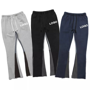 Men's Flared Sweatpants Wholesale Custom Men's Sweatpants OEM Cotton Fleece Pants - Product Image 1