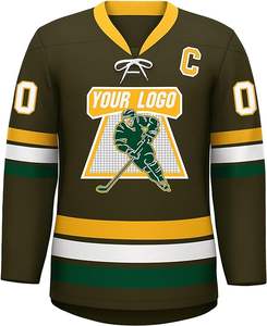 Conception personnalisée Faire personnaliser votre propre équipe Maillots de hockey sur glace Uniformes de hockey sur glace professionnels de haute qualité Maillot personnalisé - Product Image 4