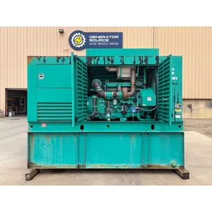 Groupe électrogène diesel industriel triphasé d'occasion 250 kW 120/208 V, groupe de secours commercial fermé - Product Image 3