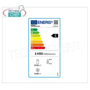 Vitrine réfrigérée ventilée électrique Forcar G-VPR120 de classe C, capacité 120 litres - Product Image 1