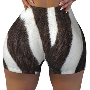 Mallas Deportivas Elásticas de Color Liso para Mujer, Pantalones Cortos Ajustados de Cintura Alta, al Mejor Precio - Product Image 4