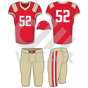 Nouvel arrivage d'uniforme de football américain pour hommes uniforme de football américain à séchage rapide pour adultes uniforme de football américain de haute qualité - Product Image 1