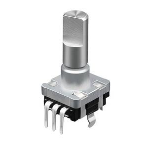 Encodeur rotatif EC11 avec bouton-poussoir 0,5 mm/1,5 mm, 16 impulsions, 16 positions, à ressort, autobloquant, 220 V, 20 A, rotation 360° - Product Image 4