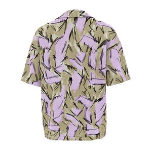 เสื้อเชิ้ตลำลองทรงหลวมสำหรับผู้ชายและผู้หญิงเสื้อเบลาส์ผ้าคอตตอน/โพลีเอสเตอร์ทรงหลวมมีกระดุมขนาดใหญ่ออกแบบโลโก้ได้ตามต้องการ - Product Image 2