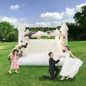 Château de rebond gonflable en PVC/vinyle blanc de mariage YARD avec ventilateur 4x4x2.7m 10 enfants capacité pour 3-10 ans - Product Image 6